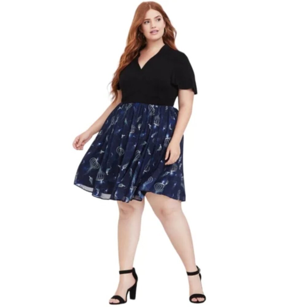 TORRID Crimes of Grindelwald Fantastic Beasts/Harry Potter dress 1X
